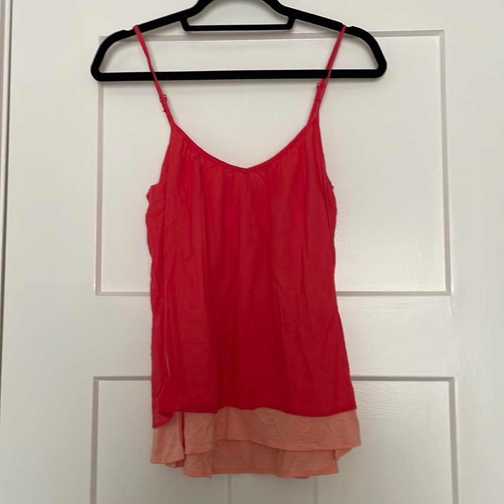 Anthropologie Stark X Tank Top size XS Coral